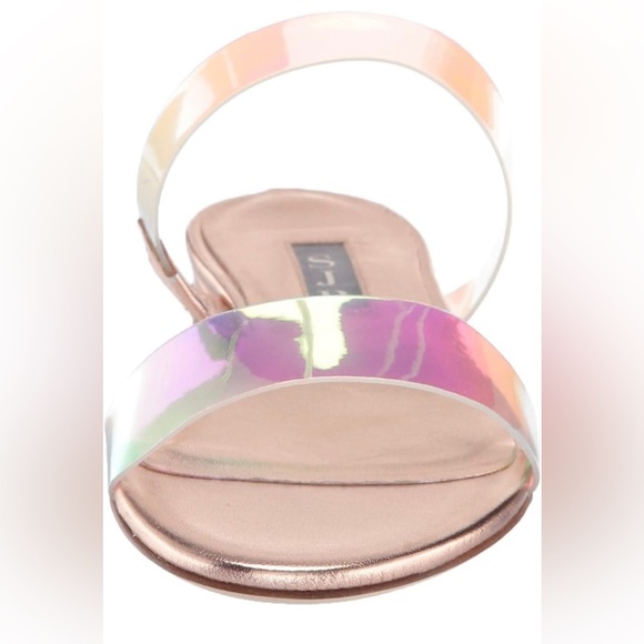 SJP by Sarah Jessica Parker Womens SlideSandal, ROSE LEATHER,Size 11US M W/bag - Picture 3 of 7